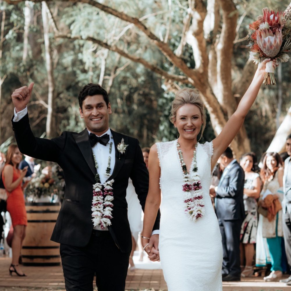 Brisbane Outdoor Wedding Ceremony Bundaleer